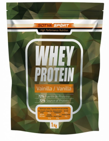 PROTEINA WHEY Sabor 100% VAINILLA...