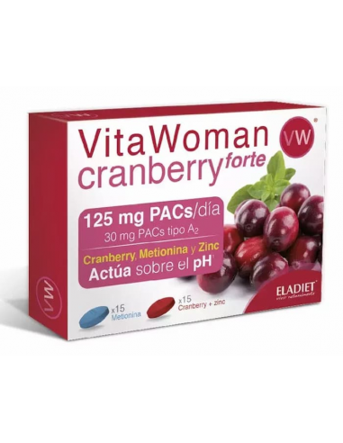 VITAWOMAN CRANBERRY FORTE 30 Cápsulas