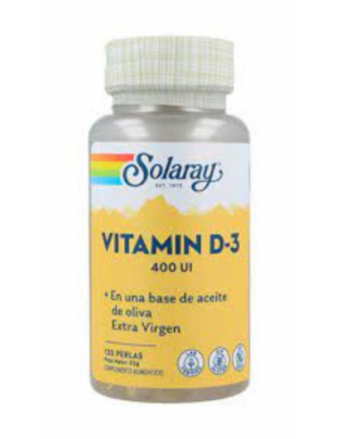 VITAMINA D3 400ui, 120 perlas