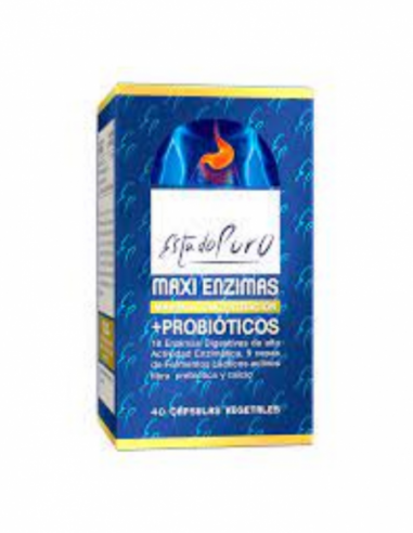 MAXI ENZIMAS con probioticos 40cap....