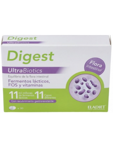 DIGEST ULTRABIOTICS comprimidos 30...