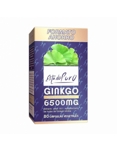 GINKGO BILOBA ESTADO PURO 80 Cápsulas