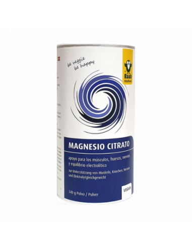 Citrato de magnesio en polvo 340 Gramos