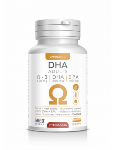 DHA ADULTOS Omega 3, 90 Perlas