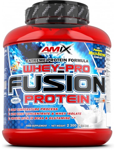 WHEY PRO FUSION 2.3Kg FRESA, Amix