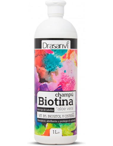 CHAMPU BIOTINA+ALOE 1000ml,  Drasanvi @