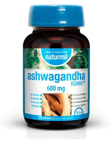 ASHWAGANDHA 600mg 30u, Naturmil (L@)